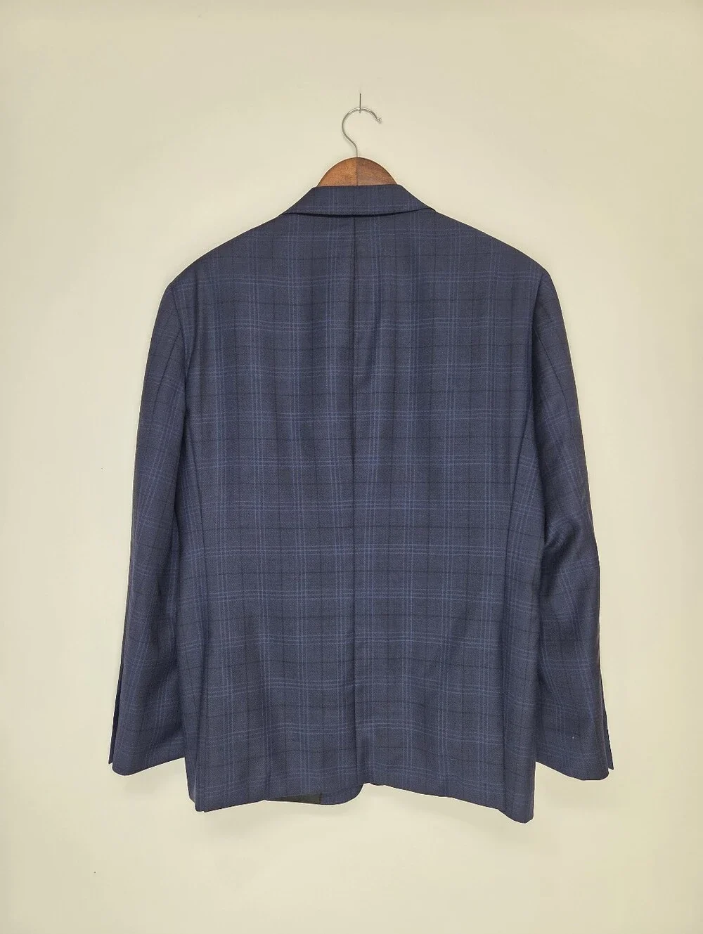 Joseph Abboud JOE 40 Short Navy Plaid Sport Coat 100% Wool